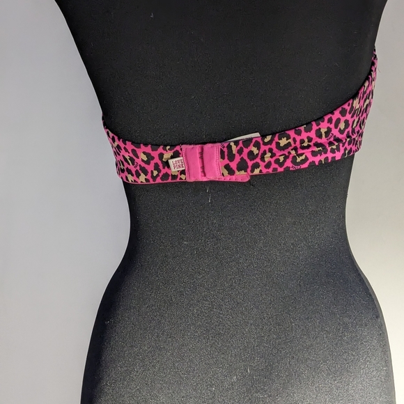 Victoria secret pink cheetah strapless bra - Picture 2 of 4